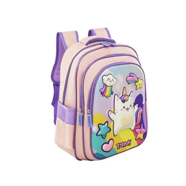 Mochila 16" espalda unicornio 3d Trendy