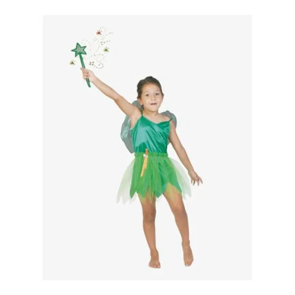 Hada verde con alas - talle 1