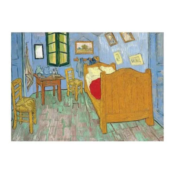 Puzzle 1000 pzas mini - van gogh's bedroom (m100-076) caja:13x13x5