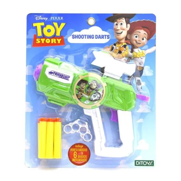 Toy story shooting darts