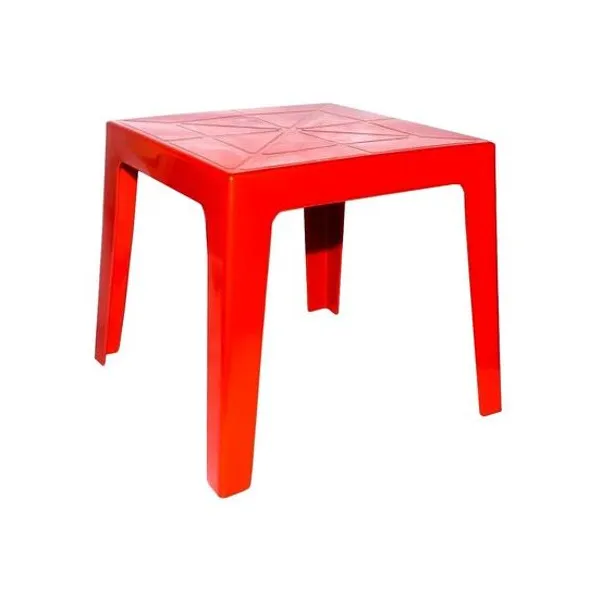Mesa plástica infantil 40x40x40 cm x unidad colores surtidos