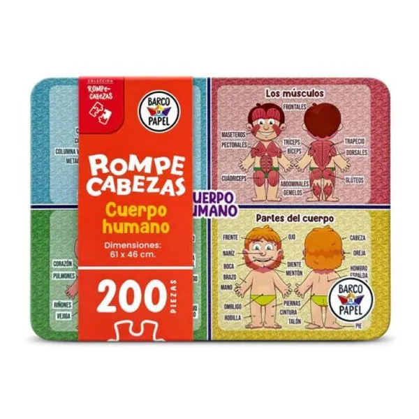 Cuerpo humano - rompecabezas en lata 200 pcs