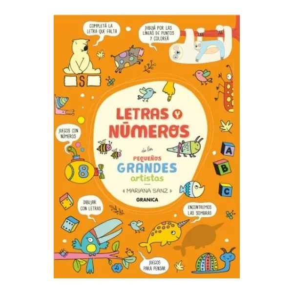 Letras y números de los pequeños grandes artistas