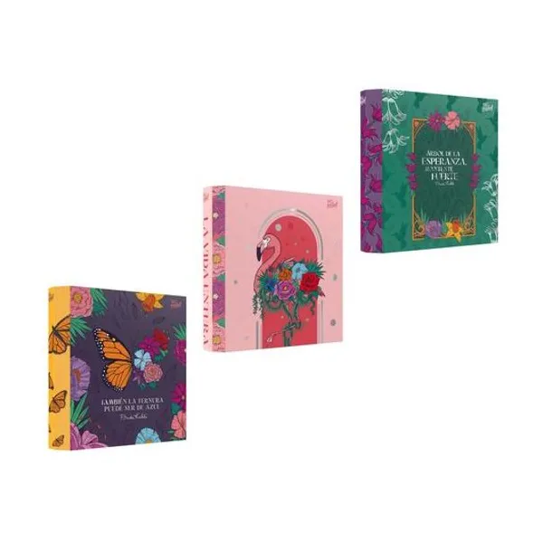 Carpeta carta 3x40 frida kahlo x unidad modelos surtidos ppr