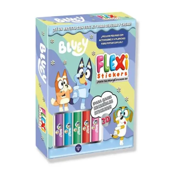 Flexi stickers Bluey