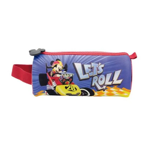 Cartuchera 1 cierre tubo neoprene mickey Cresko