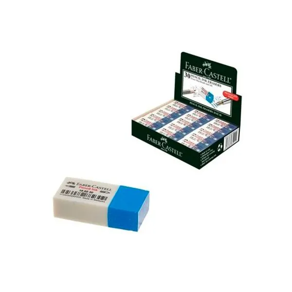 Goma de borrar lápiz/tnta caja x30 faber - 8735/188230