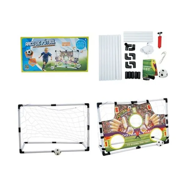 Set de fútbol punteria con pelota en caja 88x61x47 cm