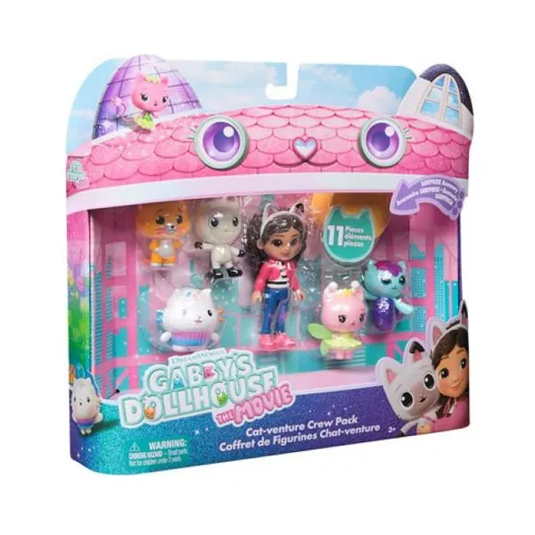 Gabby´s dollhouse cat-venture crew pack set