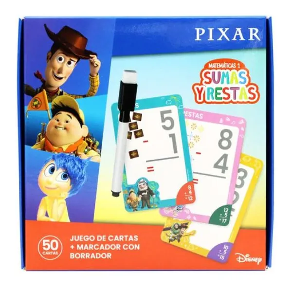 Matematicas 1 sumas y restas - pixar