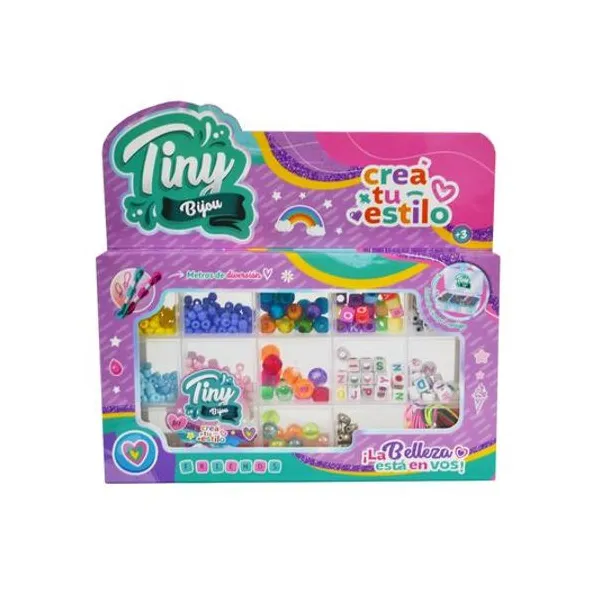 Set para armar bijou en caja 17.5x15 cm