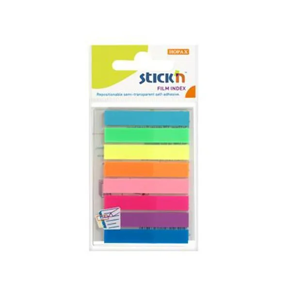 Banderitas adhesivas stick film 80x450 mmx 160 hs.8 col.surt.