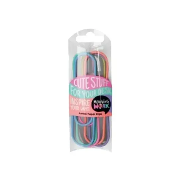 Broche clip jumbo Mooving maw neon est.x 6 unid.
