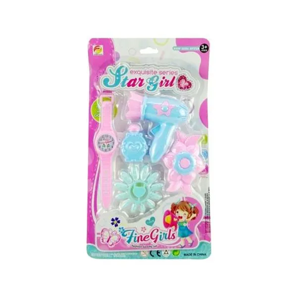 Set de belleza 6 piezas en blister 21x37 cm