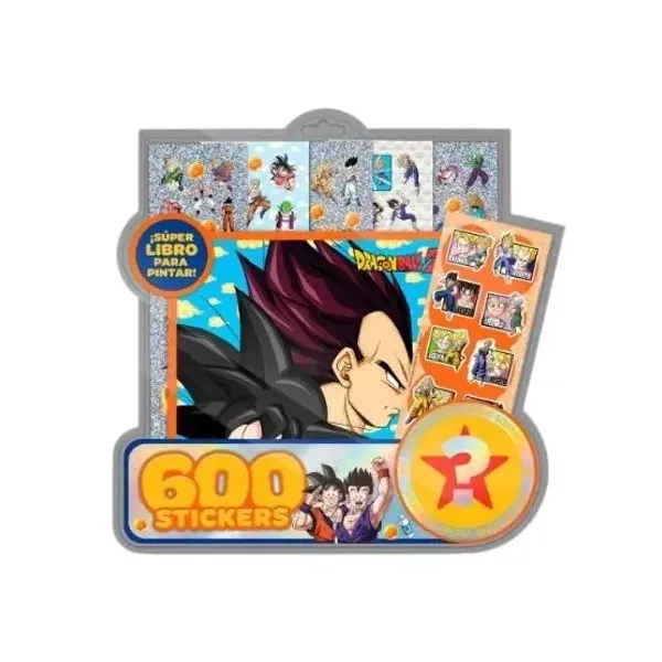 Blister editorial vertice 600 stickers dragon ball z