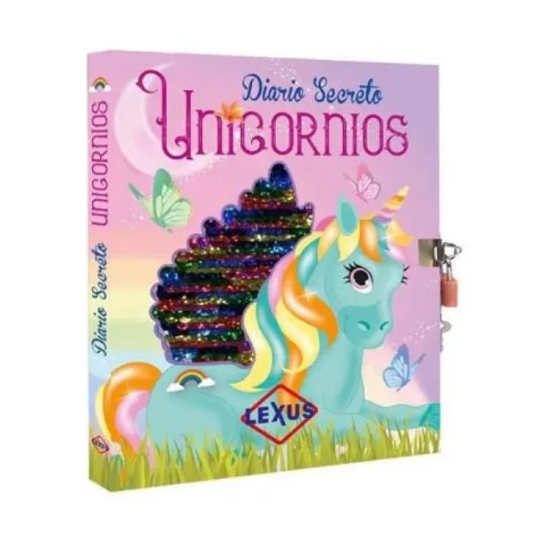 Diario secreto unicornios. tapa dura/13x16 cm/94 páginas