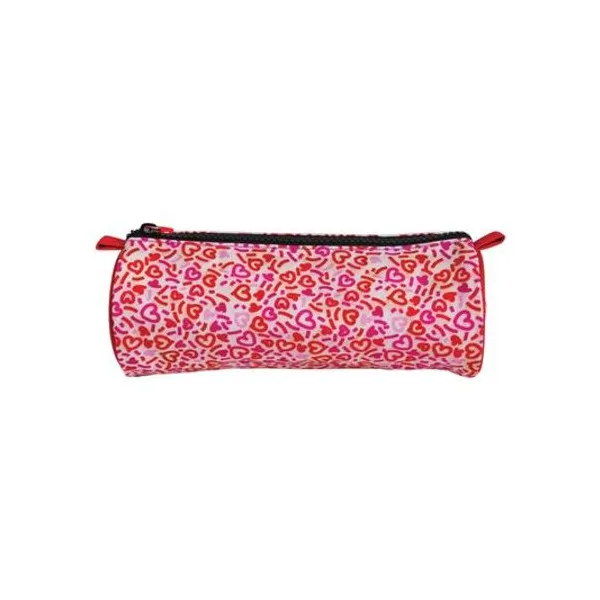 Cartuchera 1 cierre tubo printed style 7x19 cm x unidad modelos surtidos qiwi