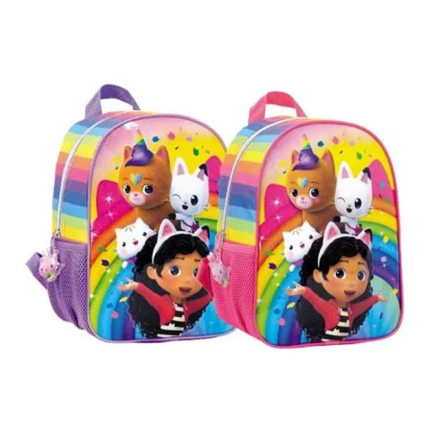 Gabby dollhouse mochila 12" espalda -amigos