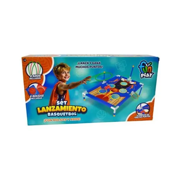 Juego de lanzamiento basquetbol en caja 36x19x7.5 cm