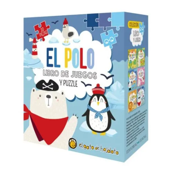 El polo libro de juegos y puzzle