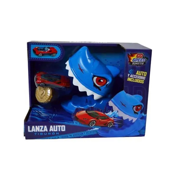 Lanza autos tiburon 23x10x17 cm
