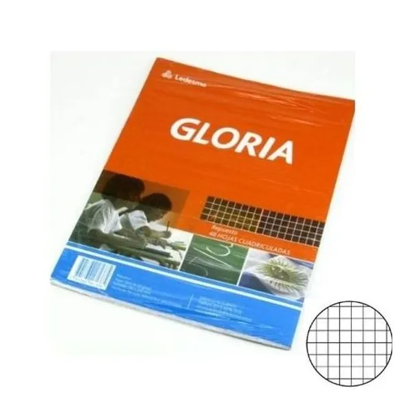 Repuesto carta cuadriculado 48h Gloria