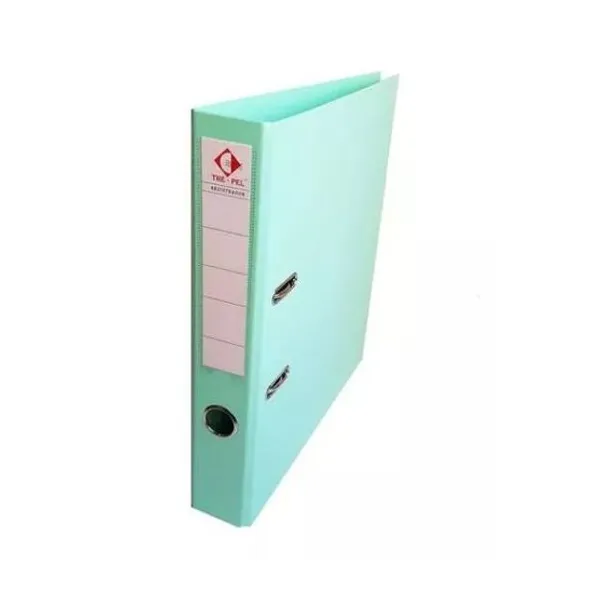 Bibliorato forrado pvc a4 pastel verde l/angosto 50 mm