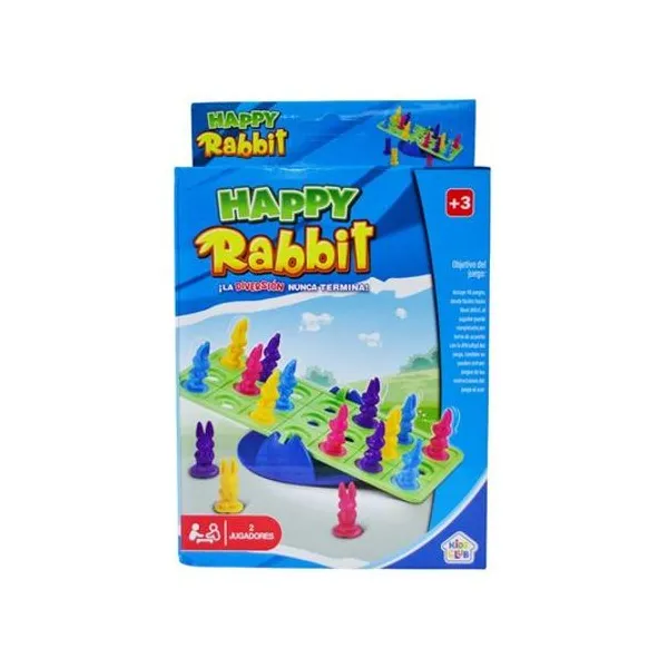 Juego de equilibrio conejos en caja 15x23x4.5 cm