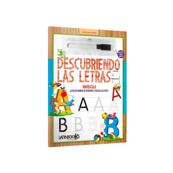 Libro descubriendo las letras: mayuscula 21x28 cm latinbooks