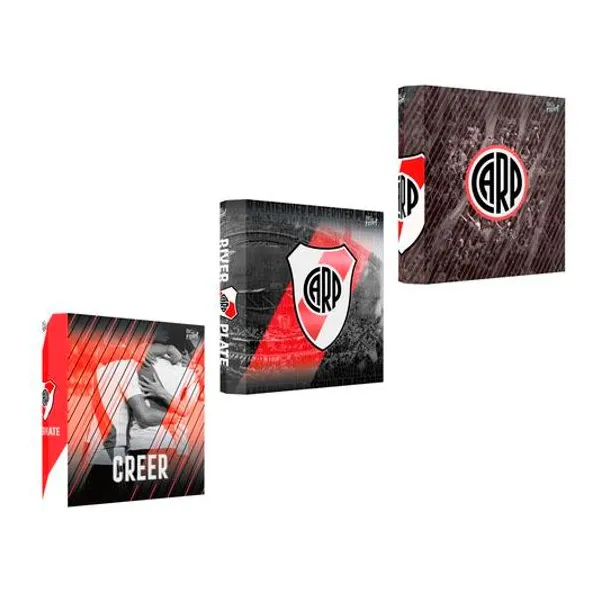 Carpeta carta 3x40 River Plate x1 surtido ppr
