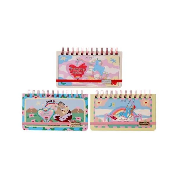 Agenda 2027 17x9.4 cm pocket semana a la vista fortuna x1 modelos surtidos mundo fw