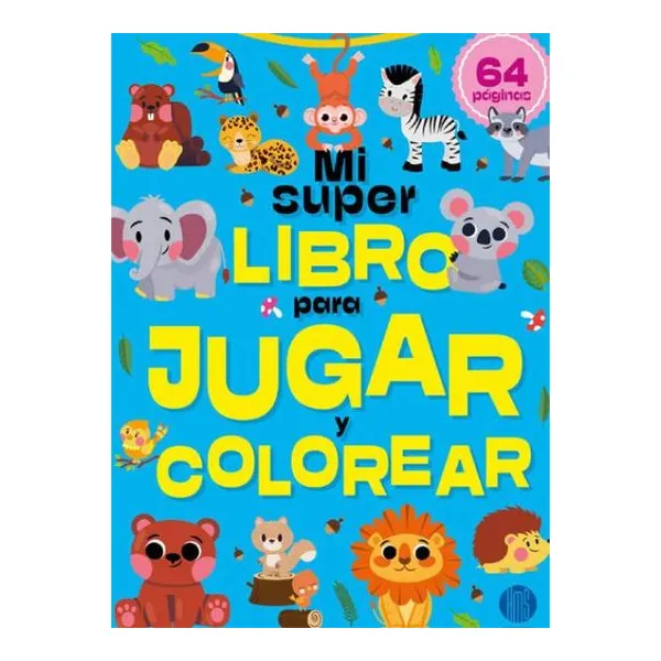Mi super libro para jugar y colorear.64 pag. - surtido