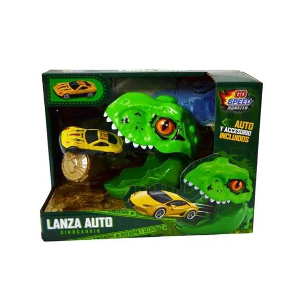 Lanza autos dinosaurio 23x10x17 cm