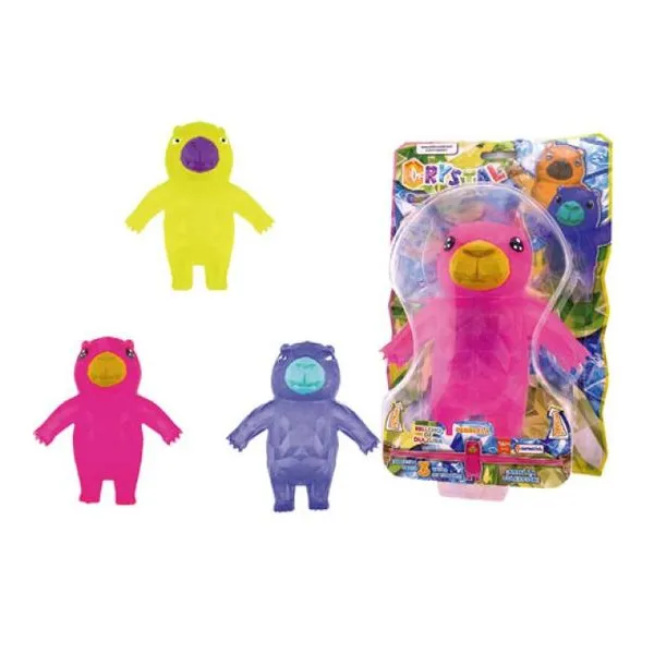Crystal capy buddies 14 cm, monstruos super estirables. muñeco antistress.