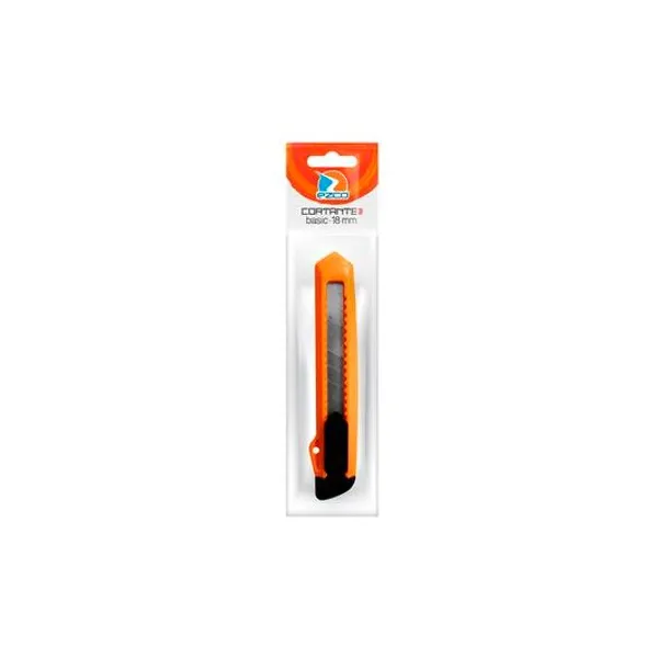 Trincheta basic sin guia 18 mm en bolsa Ezco