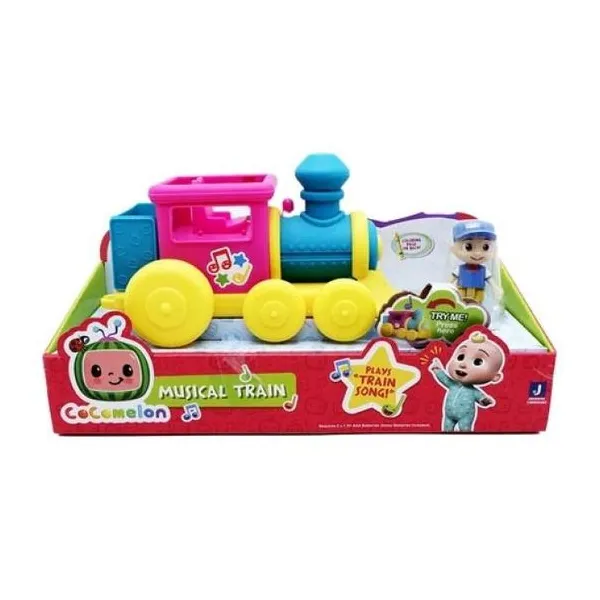 Cocomelon tren con figura incluida y canciones en ingles