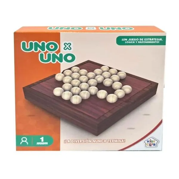 Set juego de mesa solitario con caja para guardar fichas 16 16 cm