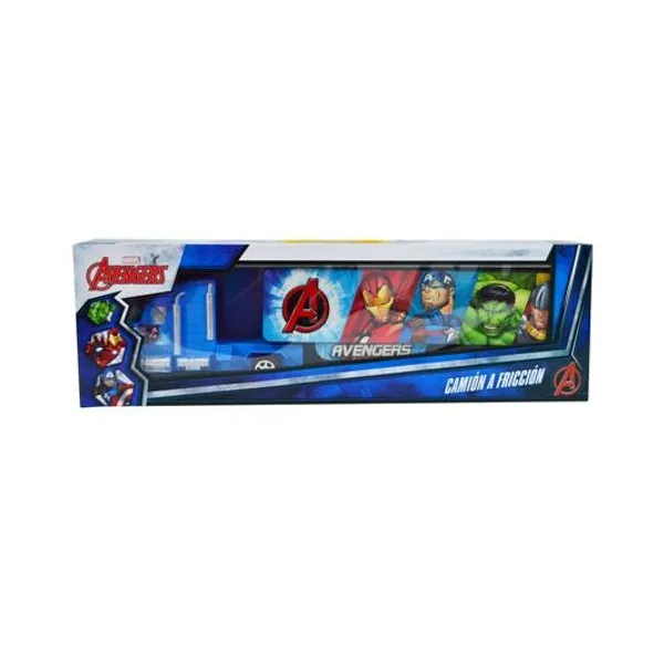 Camión a friccion Avengers en caja 52x16x9 cm