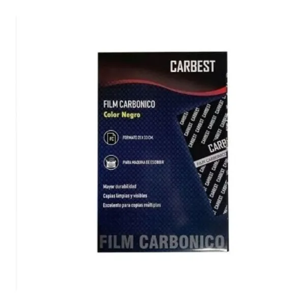 Carbonico carbest film tamaño oficio negro x10 hjs.