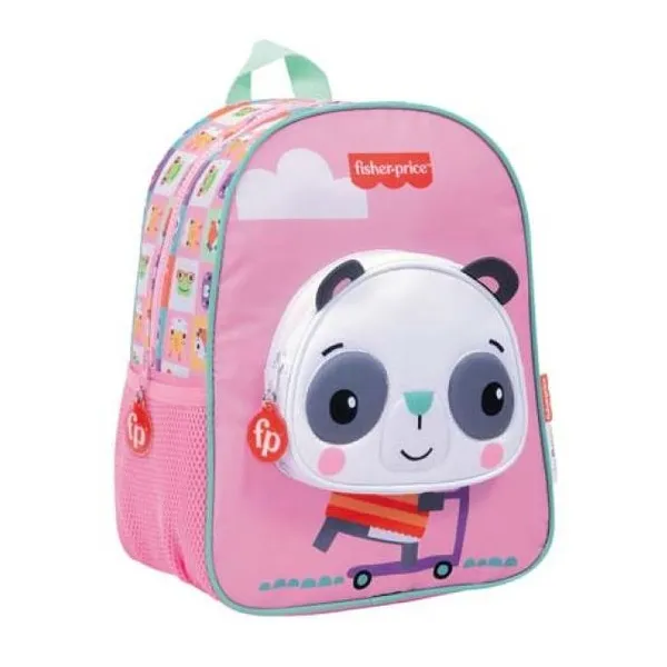 Fisher price mochila 12" espalda -orejitas- "panda