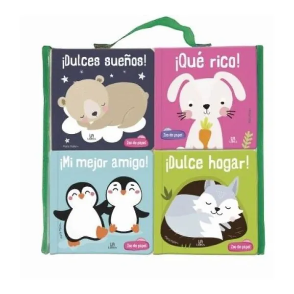 Col. zoo de papel pack x4