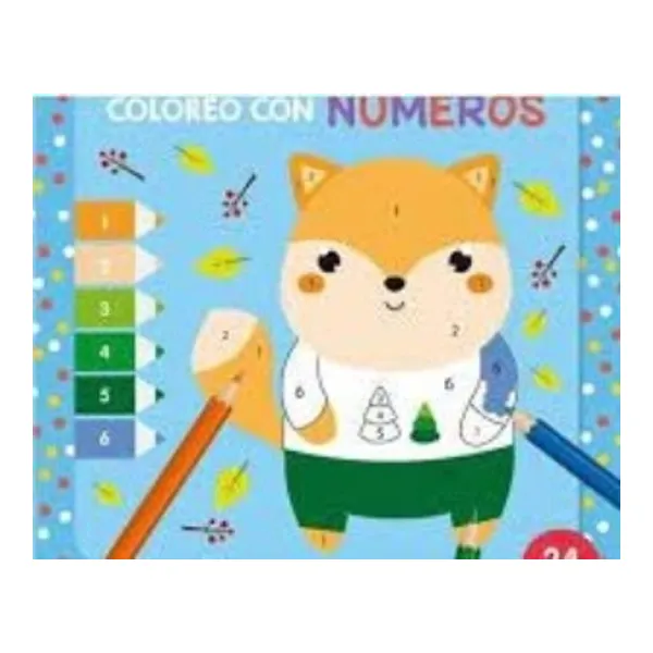Coloreo con números. (mi primer libro de actividades)