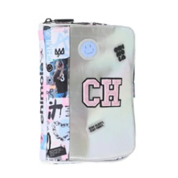 Cartuchera mix. blockcore pink 22x17x4 cm