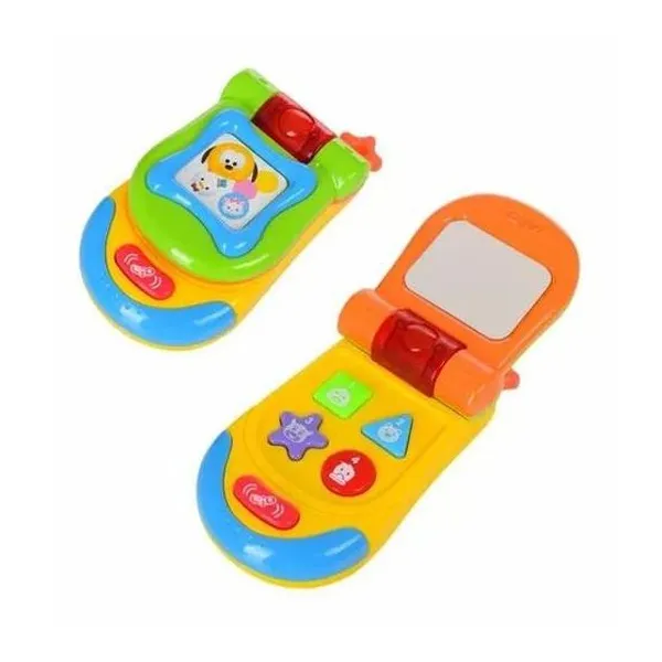 Telefono interactivo con luz y sonido en caja 14.5x22x5.5 cm