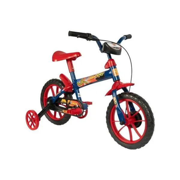 Bicicleta rodado 12 con rueditas jack azul y rojo verden