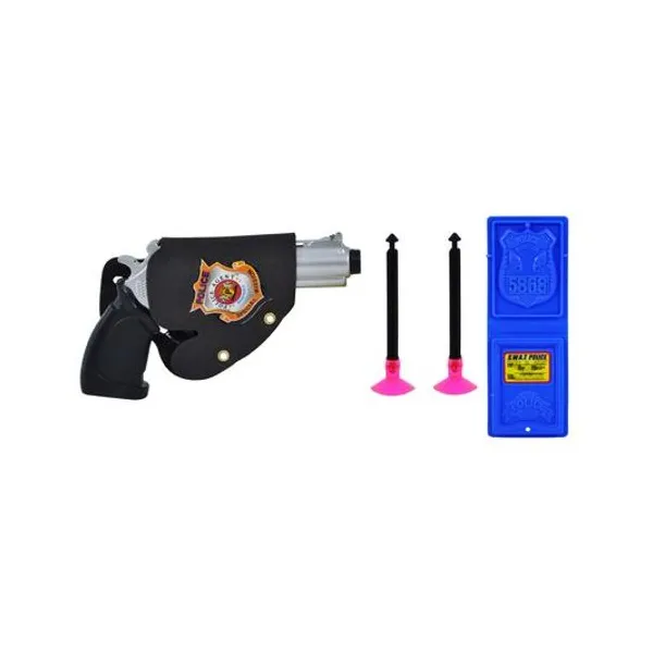 Set de policia x5 piezas en bolsa 12 cm