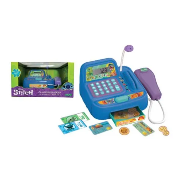 Registradora con microfono b/o Stitch