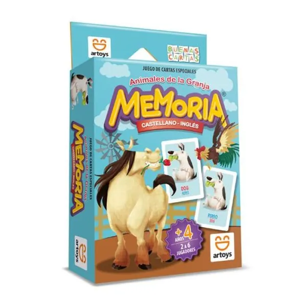 Memoria/animales de la granja - juego de cartas