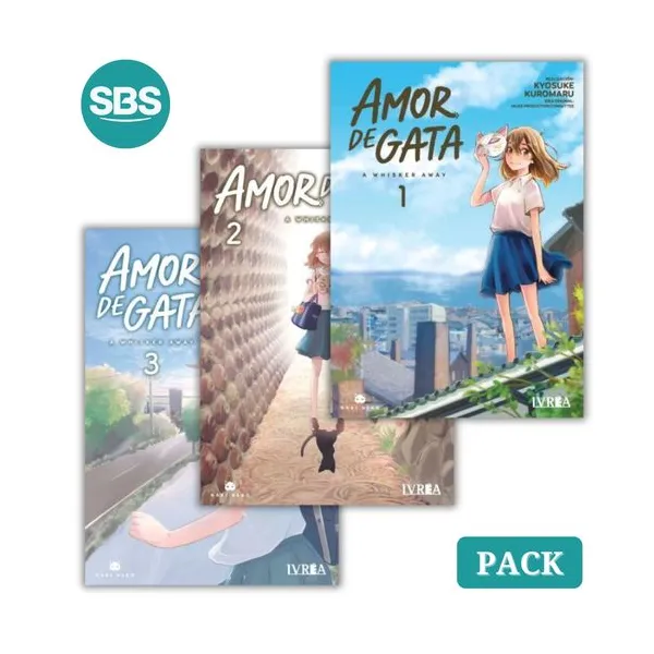 Pack amor de gata - n.° 1 al 3 - 3 libros