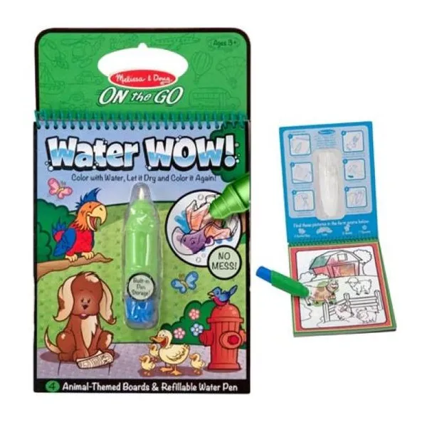 Melissa & doug water wow - block reutilizable con marcador recargable